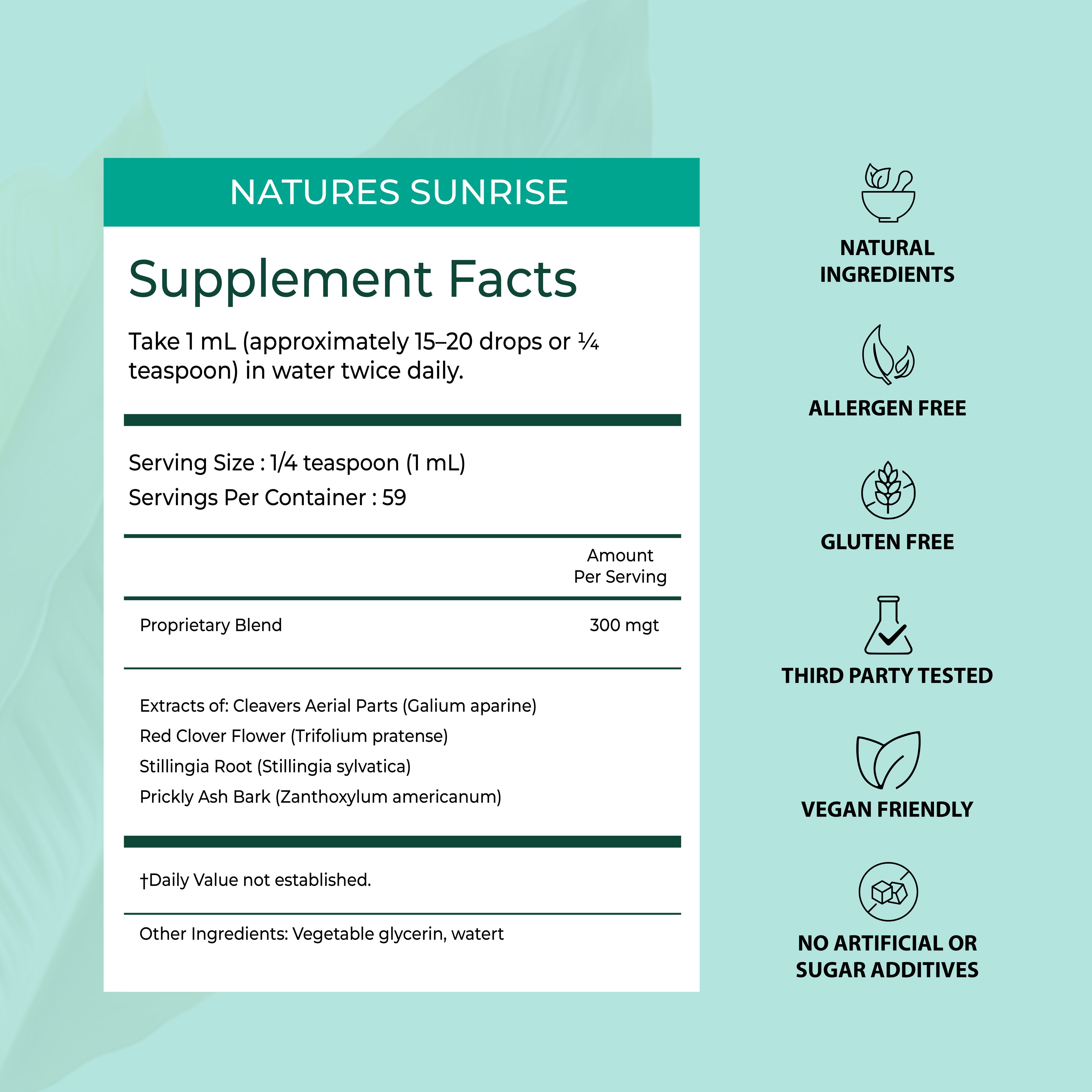 Nature’s Sunrise Wellness Drops 50% OFF